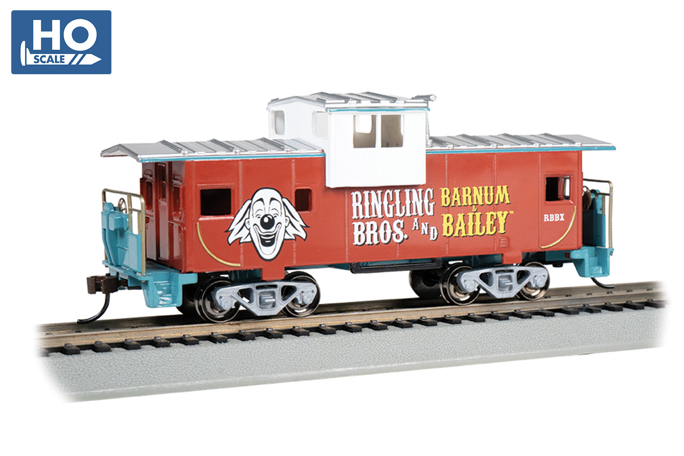 Ringling Bros. And Barnum & Bailey™ - Wide-Vision Caboose (HO) - Click Image to Close