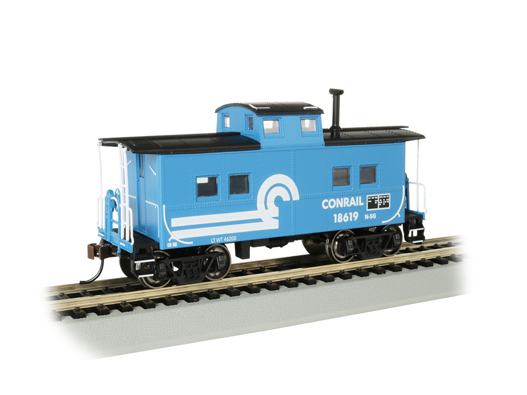 CONRAIL #18619 - BLUE - NE STEEL CABOOSE (HO SCALE) - Click Image to Close