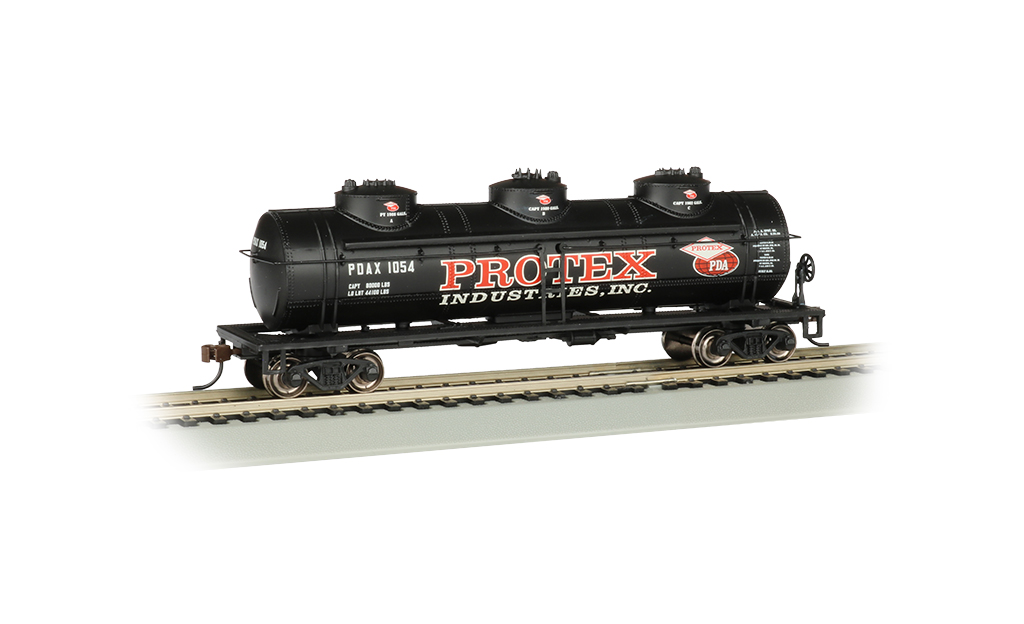 Protex Industries - 40' Three Dome Tank Car (HO) - Click Image to Close