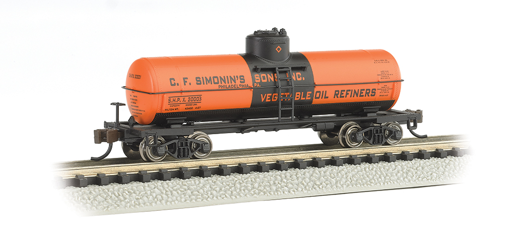 C.F. Simonin's Sons #20003 - ACF 36.5' 10K Gal 1-Dome Tank Car - Click Image to Close