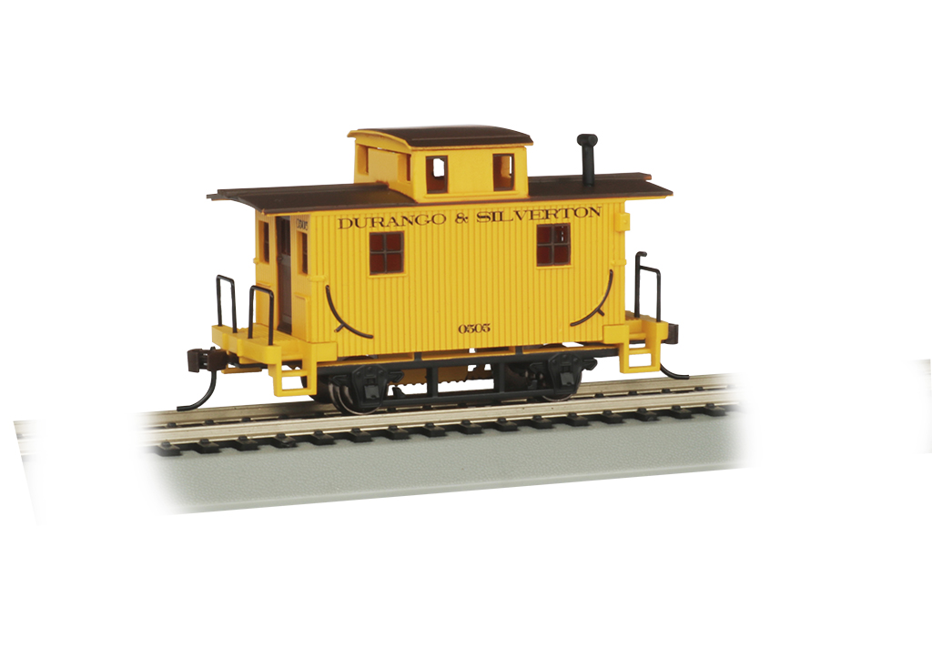 Durango & Silverton - Yellow - Bobber Cabooses (HO Scale) - Click Image to Close