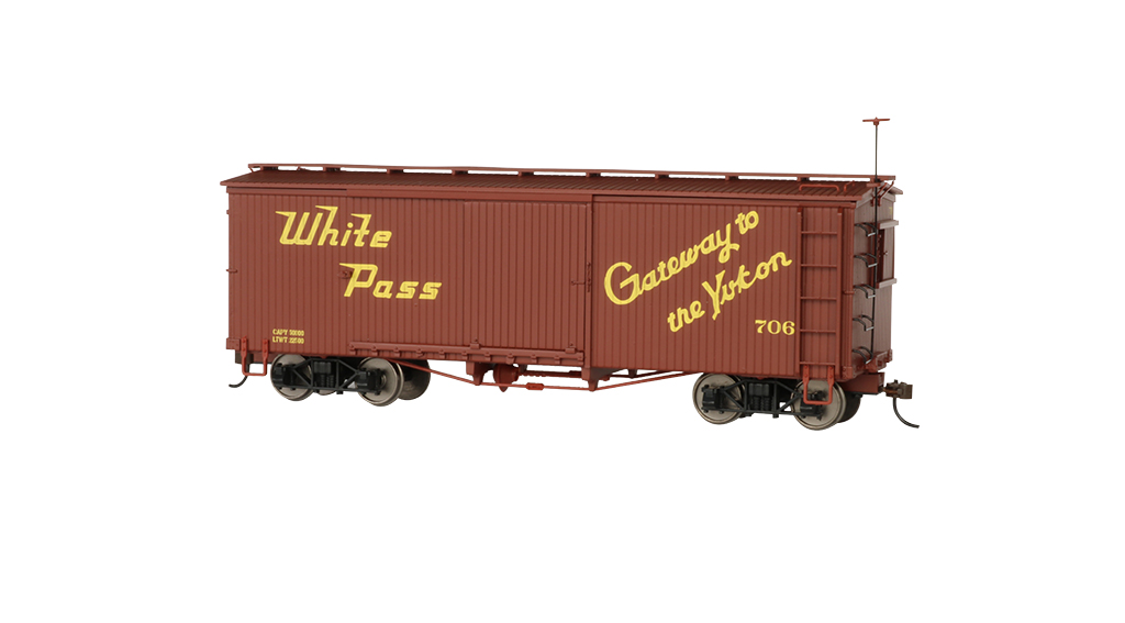 White Pass & Yukon - Box Car (On30 Scale) - Click Image to Close
