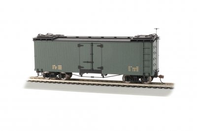 Green with Black Roof - Reefer - Data Only - On30