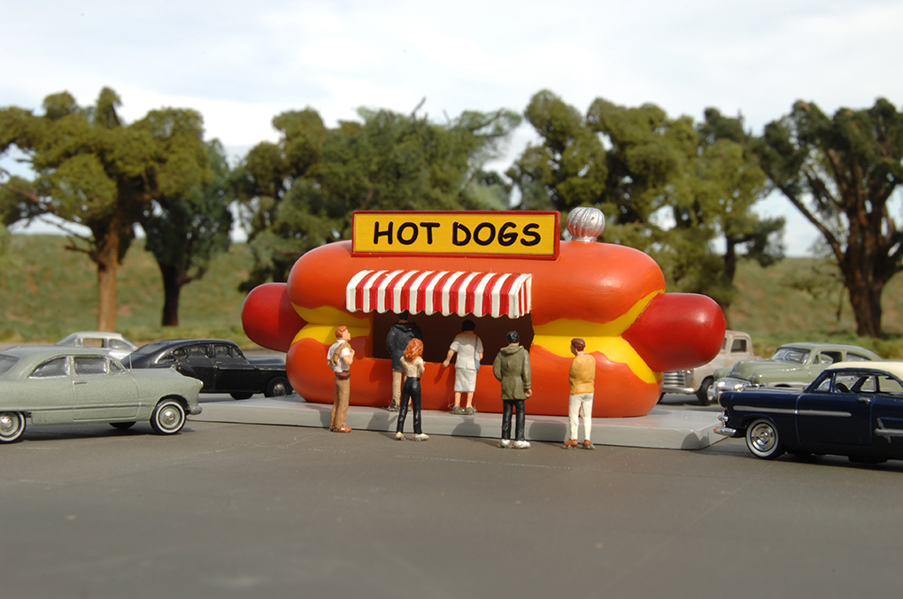 Hot Dog Stand - O Scale - Click Image to Close