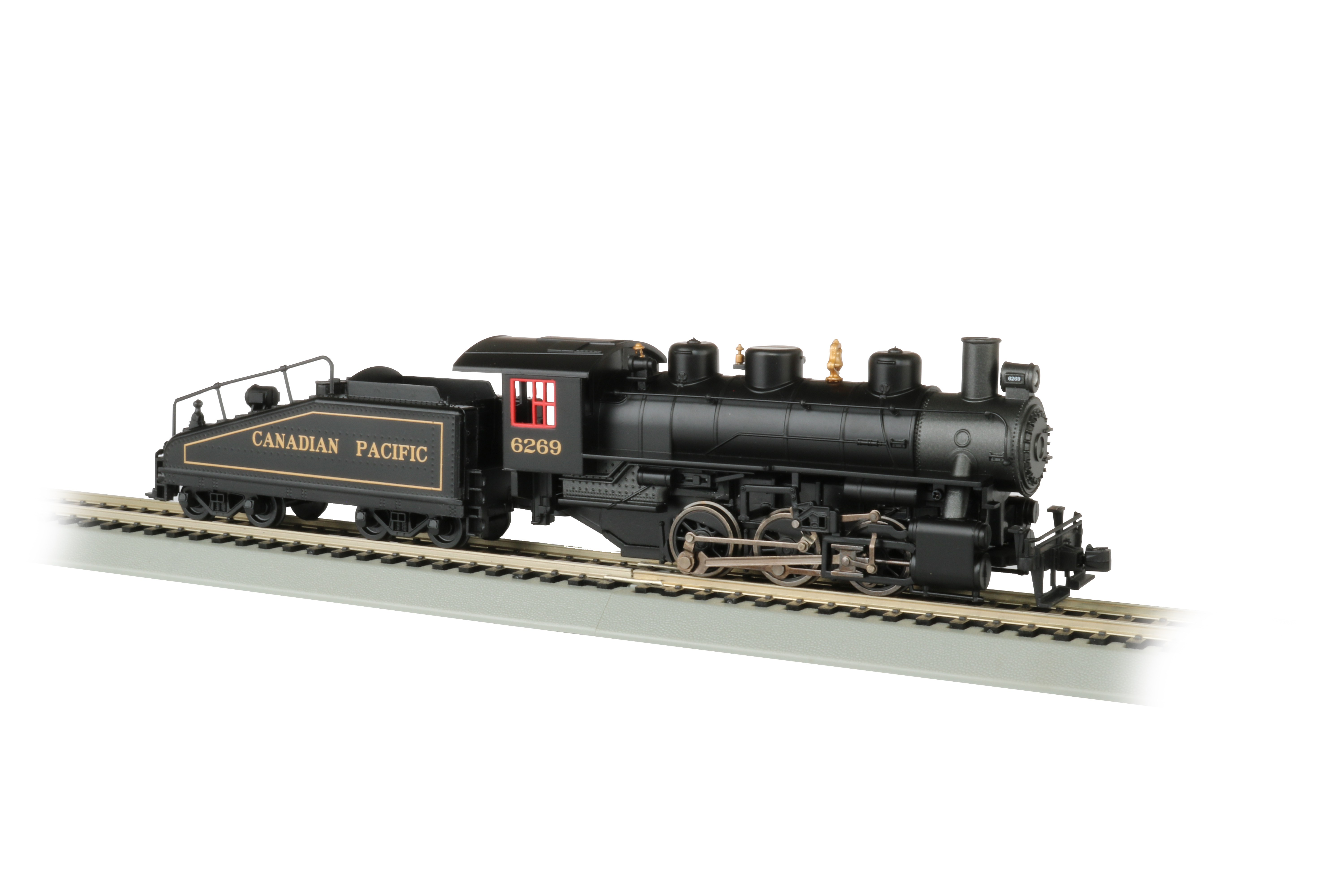 Canadian Pacific #6269 - USRA 0-6-0 w/ Slope tender (HO Scale) - Click Image to Close