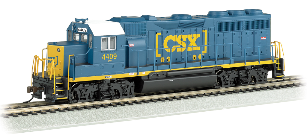 CSX® #4409 (DARK FUTURE) - GP40 (HO Scale) - Click Image to Close