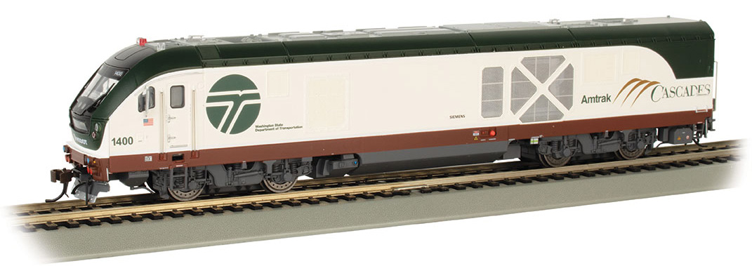 AMTRAK CASCADES® (WSDOT) #1400 - CHARGER SC-44 - DCC WOWSOUND® - Click Image to Close