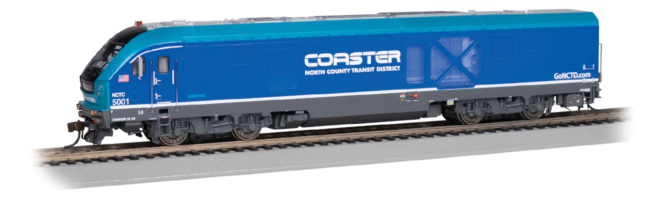 NCTD COASTER #5001 CHARGER SC-44 - DCC WOWSOUND® - Click Image to Close