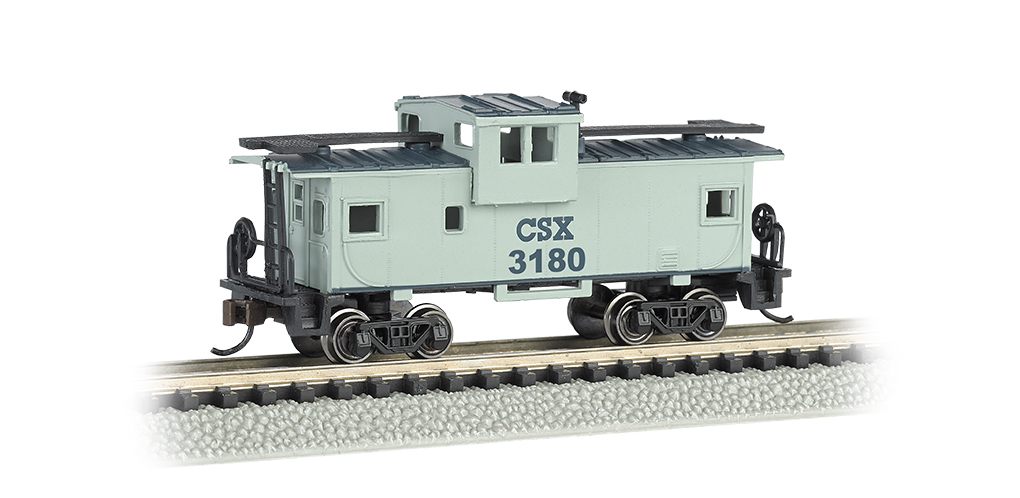 CSX® #3180 - 36' Wide-Vision Caboose (N Scale) - Click Image to Close