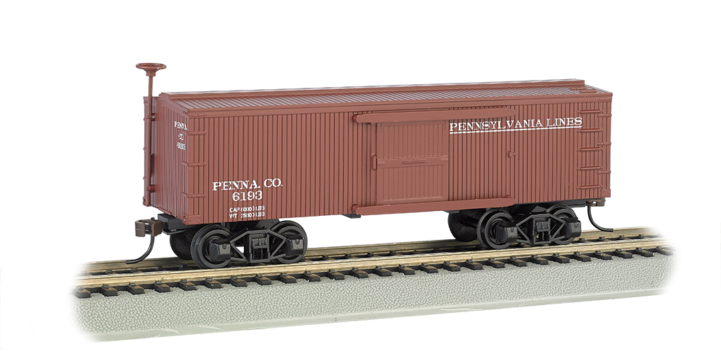 Pennsylvania Lines - Old-Time Box Car (N Scale) - Click Image to Close