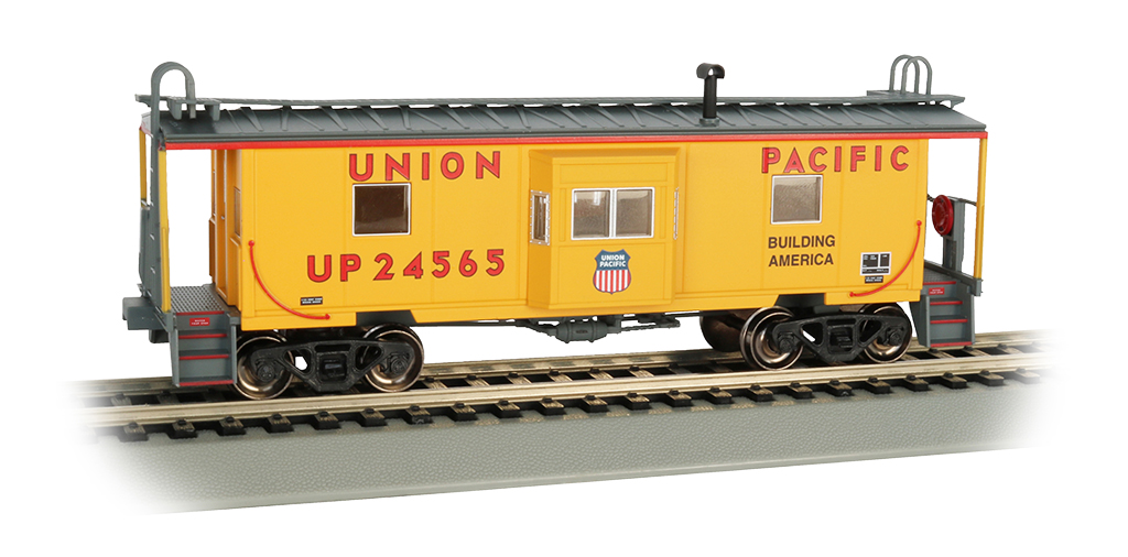 Union Pacific® - Bay Window w/ Roof Walk Caboose (HO Scale) - Click Image to Close