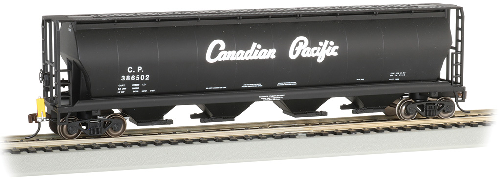 Cylindrical Grain Hopper With Fred - Canadian Pacific (HO)