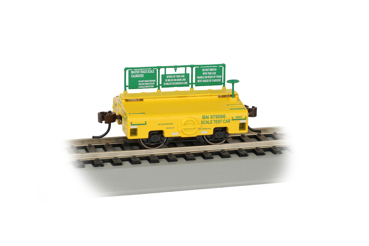 Burlington Northern - Test Weight Car (HO Scale) - Click Image to Close