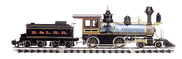 81395 Spectrum Steam 4-4-0 American w/Tender Powered B&O - Click Image to Close