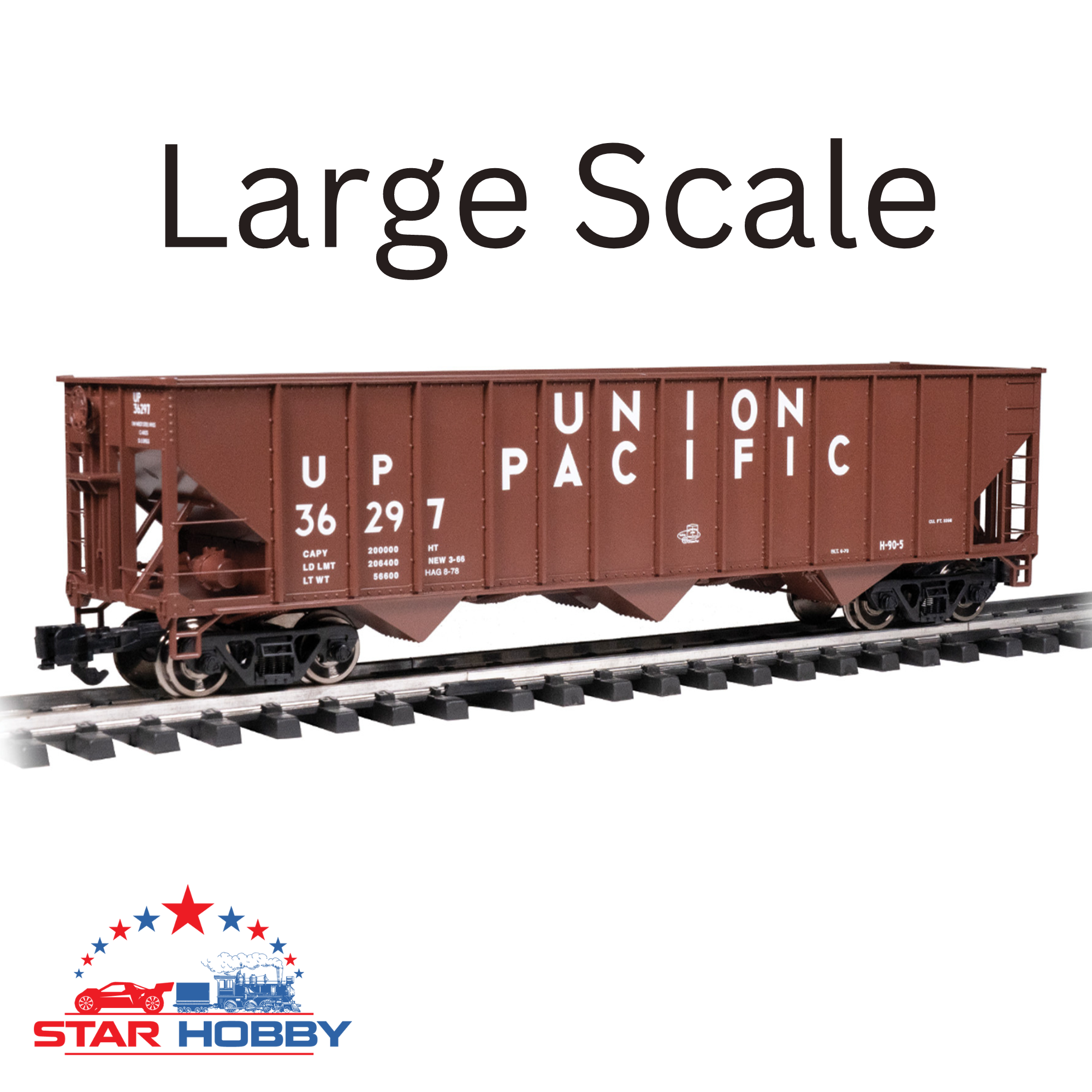 Union Pacific 100-Ton 3-Bay Hopper #36297