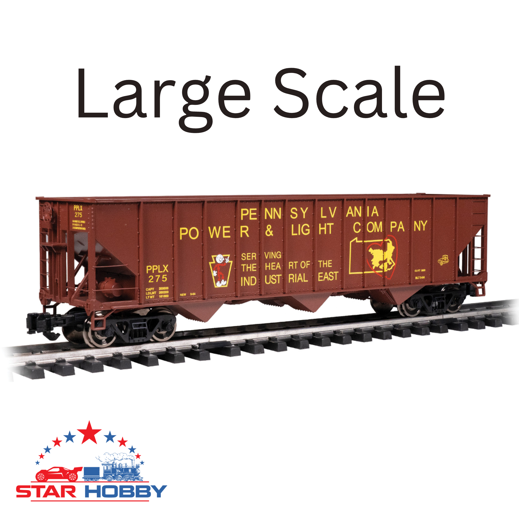 Pennsylvania Power and Light 100-Ton 3-Bay Hopper #275