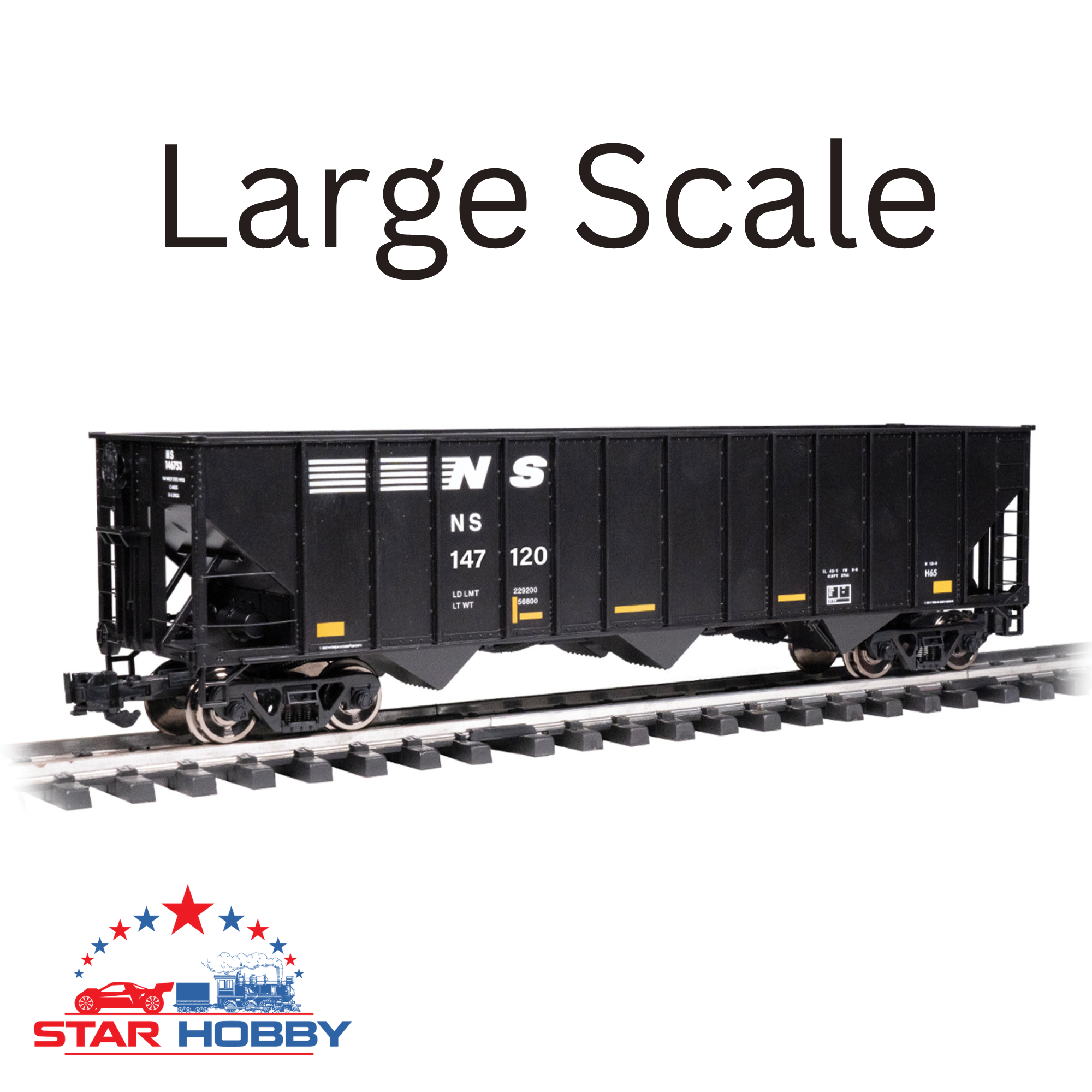 Norfolk Southern 100-Ton 3-Bay Hopper #147120