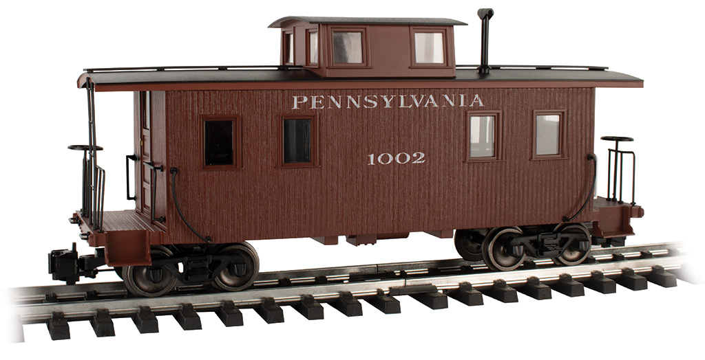 Pennsylvania #1002 - Eight-Wheel Center-Cupola Caboose (LS)