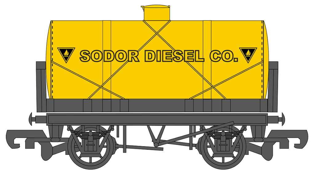 Sodor Diesel Co.Tanker (HO Scale)