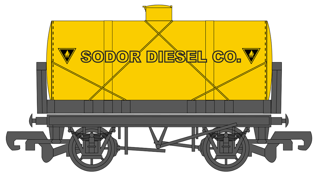 Sodor Diesel Co.Tanker (HO Scale) - Click Image to Close