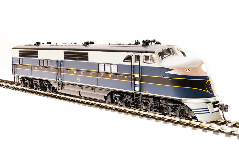 5502 B&O EA A-unit, #52, As-Delivered, Paragon3 Sound/DC/DCC, HO - Click Image to Close