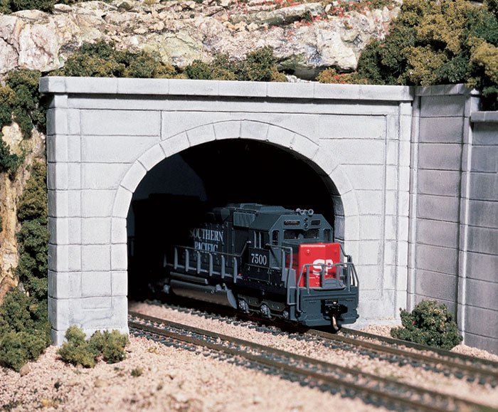 Concrete Double Portal - N Scale