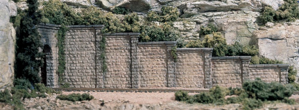 Cut Stone Retaining Wall - N Scale - Click Image to Close