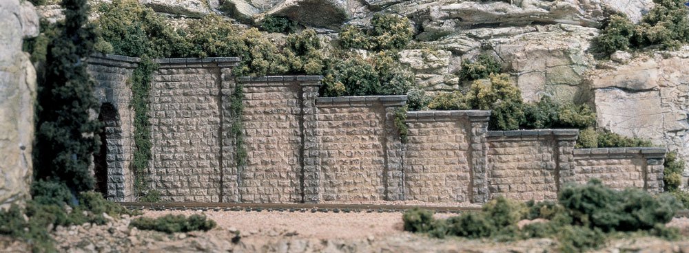 Cut Stone Retaining Wall - N Scale