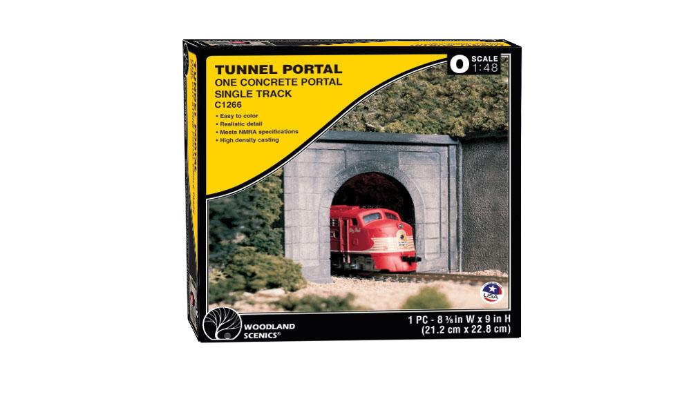 Concrete Single Portal - O Scale - Click Image to Close