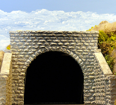 Double Cut Stone Tunnel Portal (HO) - Click Image to Close