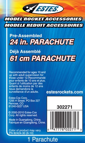 No.2271 24in. Printed Parachute - Click Image to Close