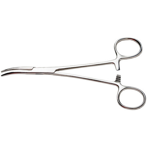 7-1/2" Curved-Nose Stainless Steel Hemostat