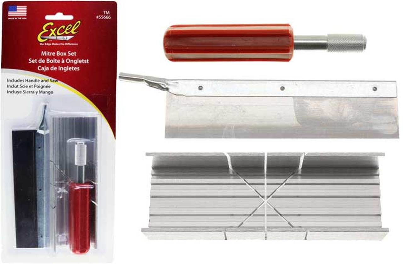 3pc Razor Saw Mitre Box Set - Click Image to Close