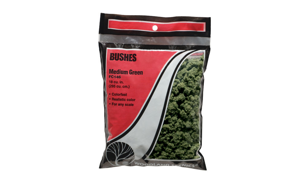 Bushes Medium Green Bag