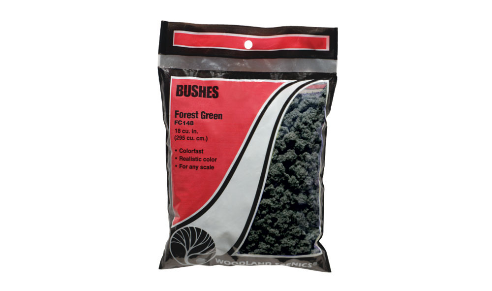 Bushes Forest Green Bag - Click Image to Close
