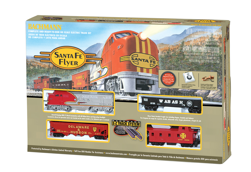 Santa Fe Flyer (HO Scale) - Click Image to Close