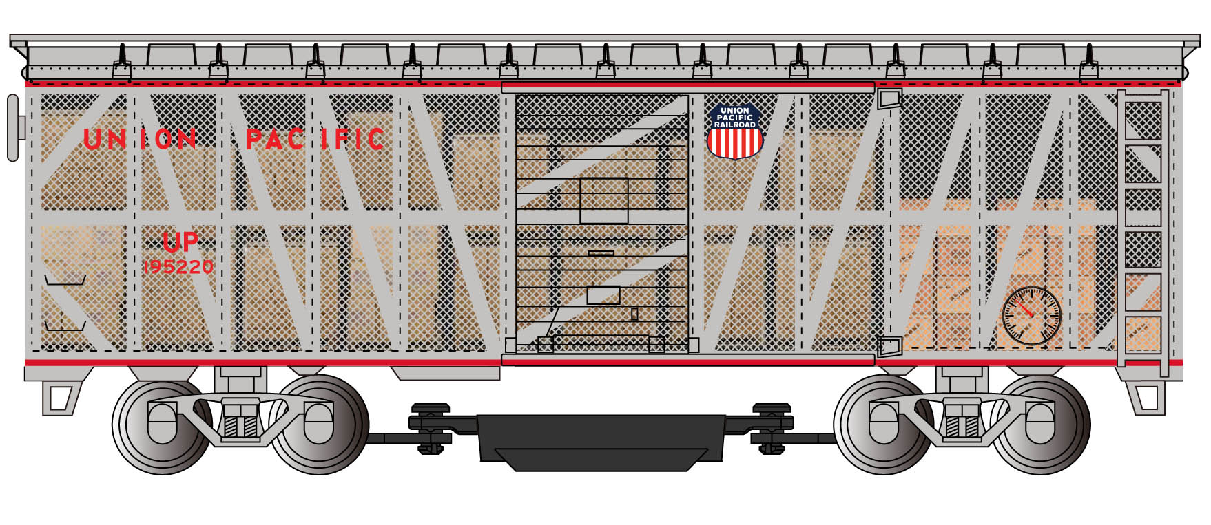 Union Pacific® (Damage Control) - Track Cleaning Car (HO Scale) - Click Image to Close