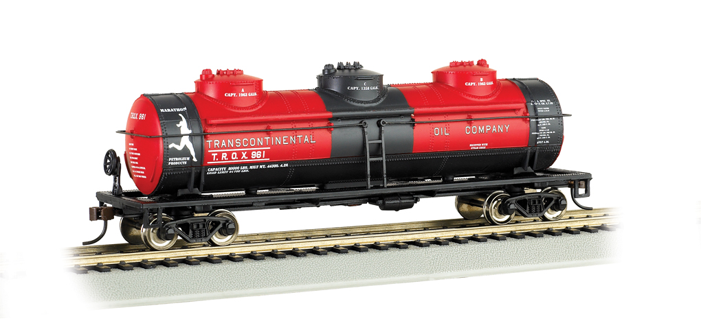 Transcontinental Oil Company - 40' Three-Dome Tank Car HO Scale