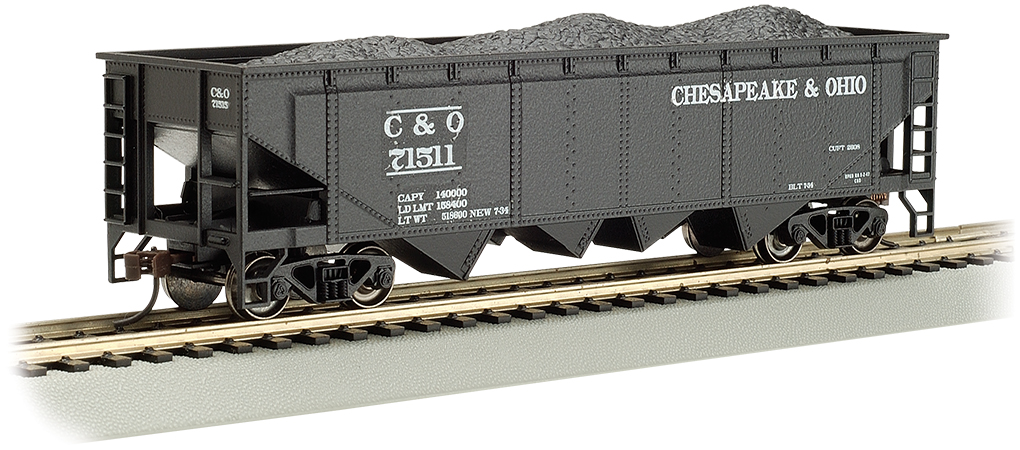 Chesapeake & Ohio #71511 - 40' Quad Hopper (HO Scale)