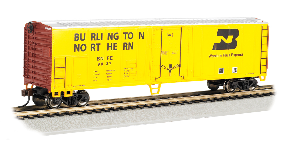 Burlington Northern - 50' Steel Reefer (HO Scale) - Click Image to Close