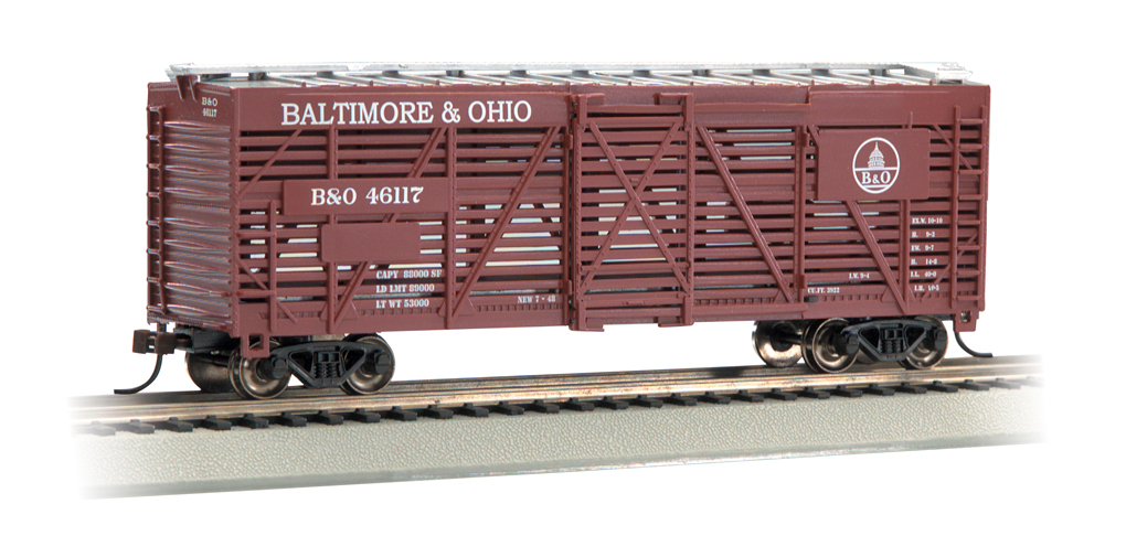 Baltimore & Ohio® - 40' Stock Car (HO Scale)