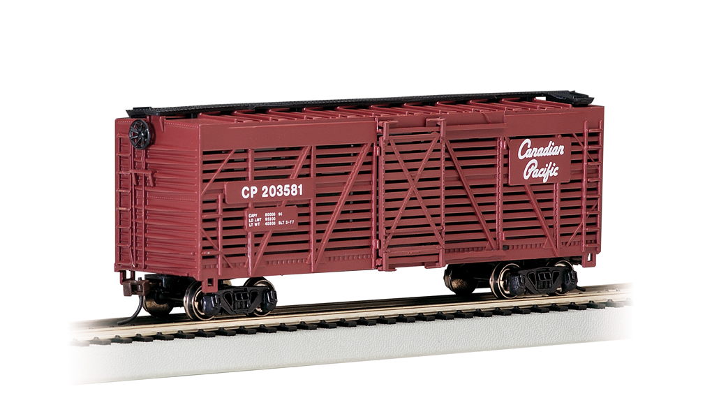 Canadian Pacific - 40' Stock Car (HO Scale) - Click Image to Close