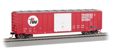 Providence & Worcester - ACF 50.5' Outside Braced Box Car - Click Image to Close