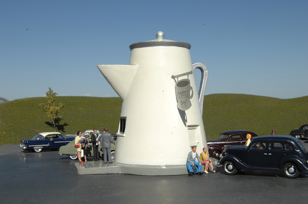 The Coffee Pot - Roadside U.S.A® Building (HO Scale) - Click Image to Close