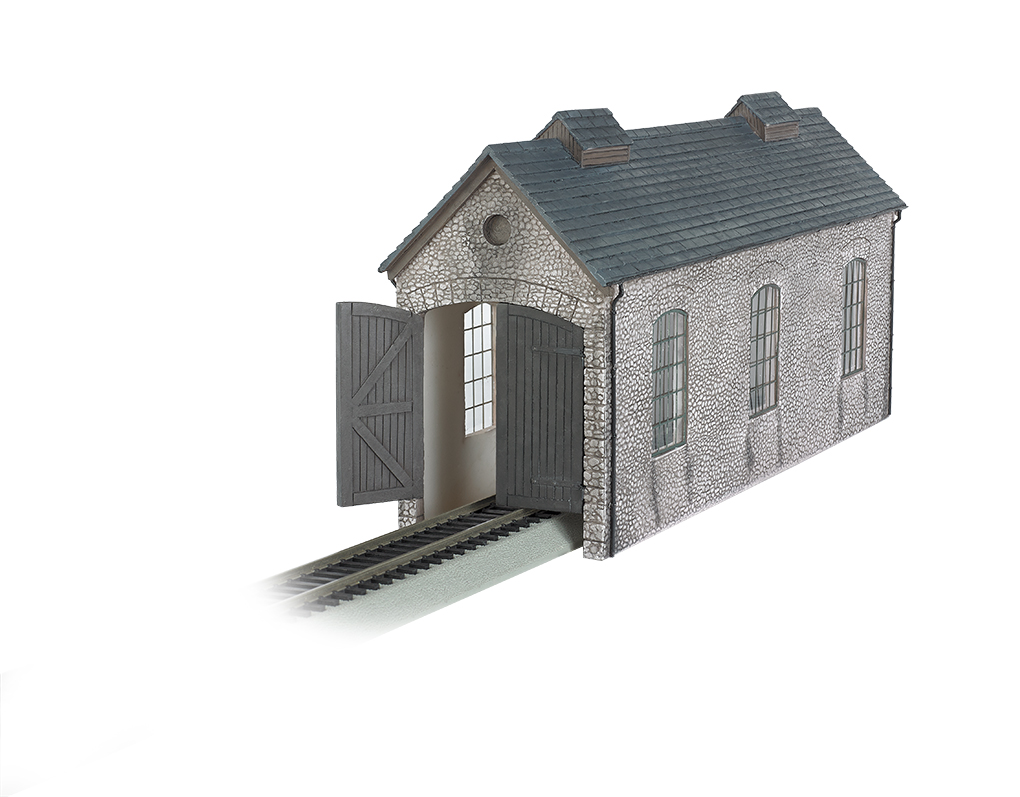 Engine Shed (HO Scale) - Click Image to Close