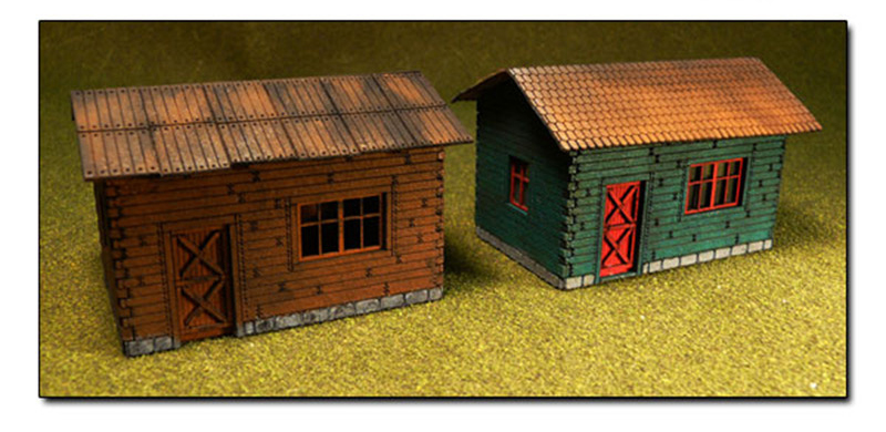 HO Laser-Cut Cottage Kit - Click Image to Close