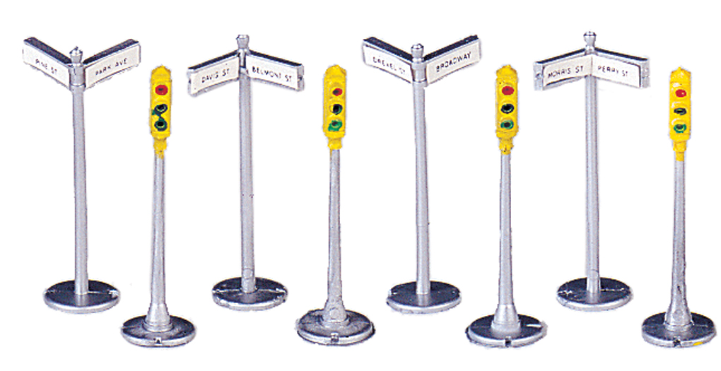 Signs & Traffic Lights (12 pieces)