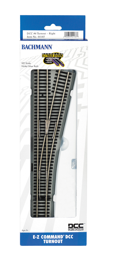 E-Z Command® DCC #4 Turnout- Right (HO Scale)