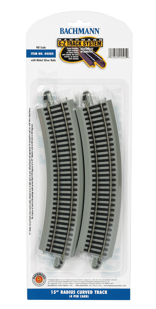 15" Radius Curved (HO Scale)