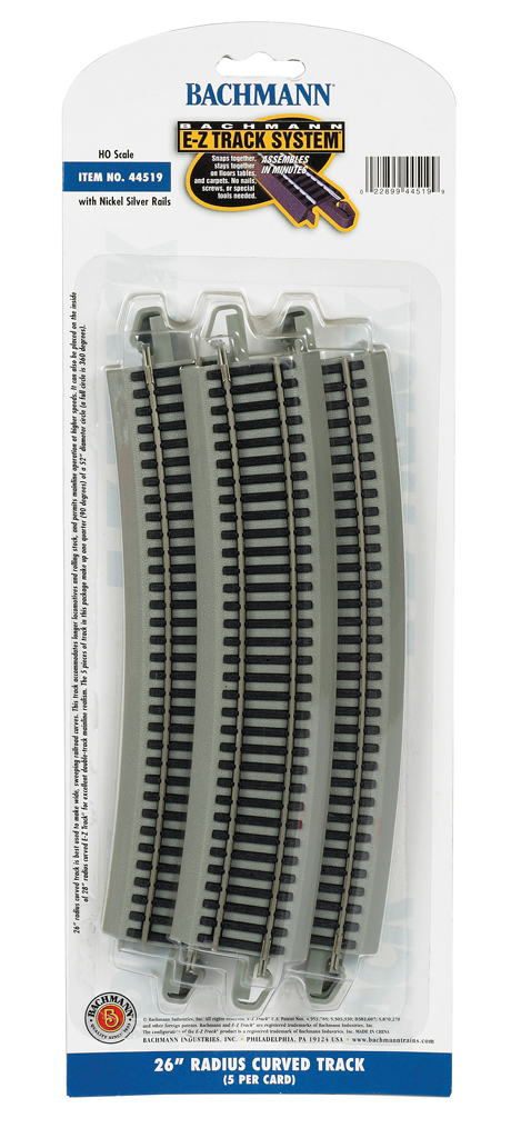 26" Radius Curved (HO Scale) - Click Image to Close